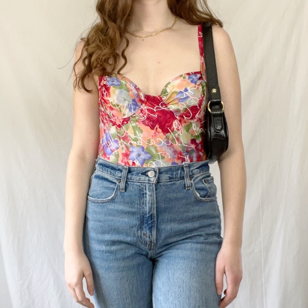Vintage Floral Bodysuit